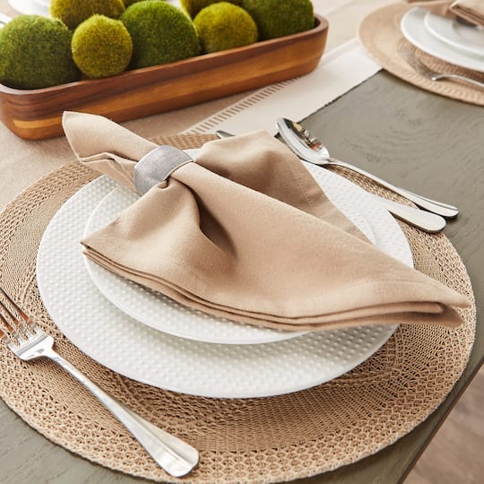 DII® Woven Round Placemats